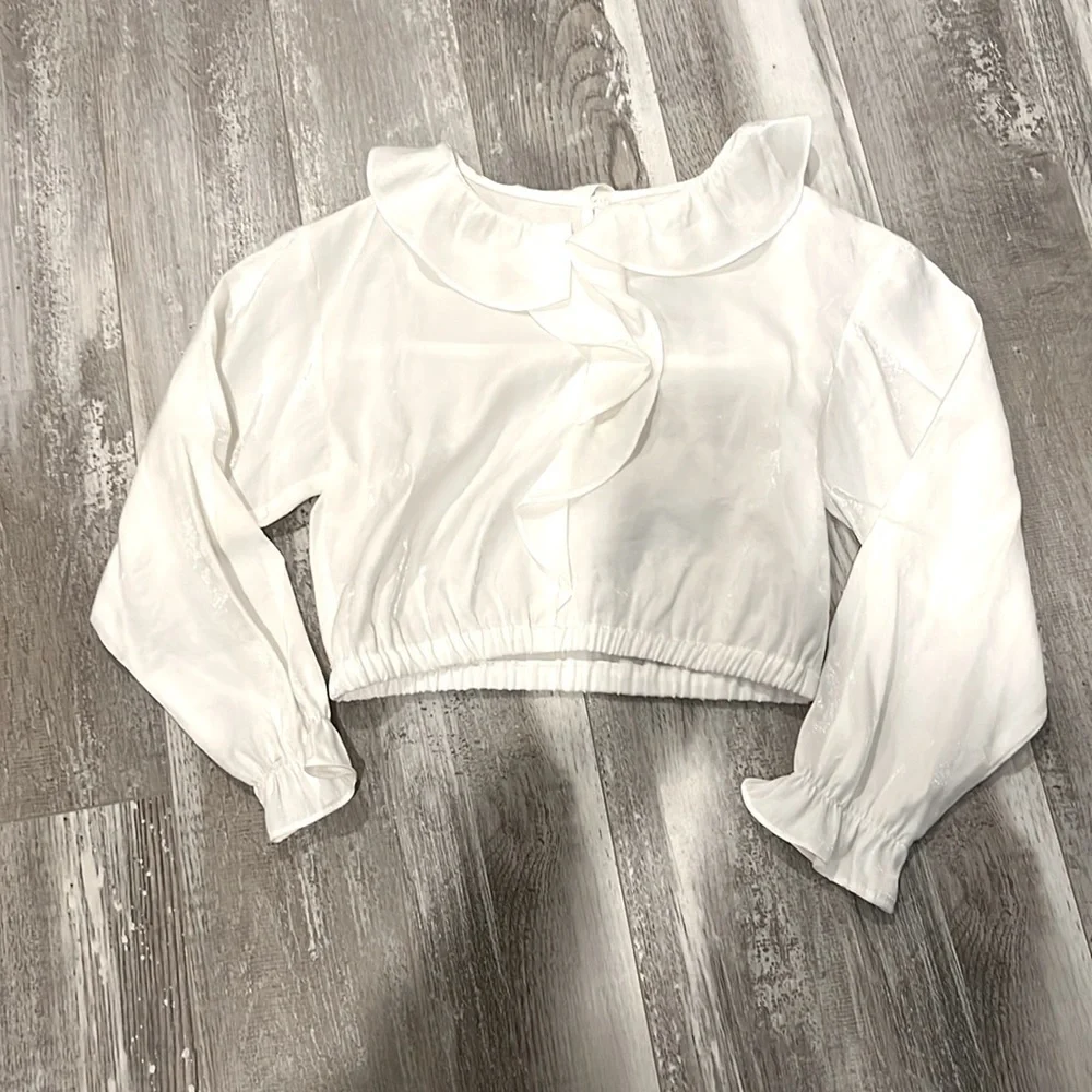 Zara Fluid Ruffled Blouse
